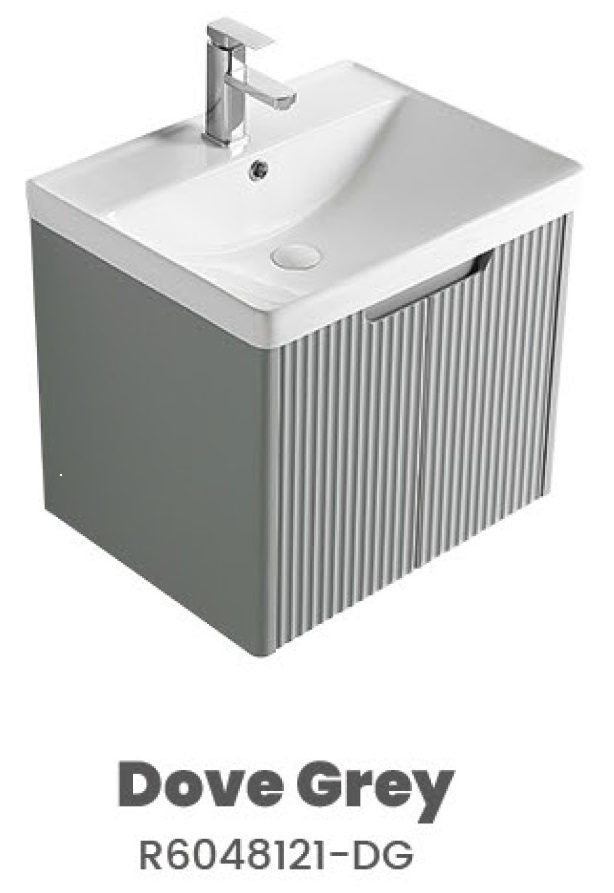 CUBI 600mm PVC Vanity Cabinet CURVO R6048121 view 3