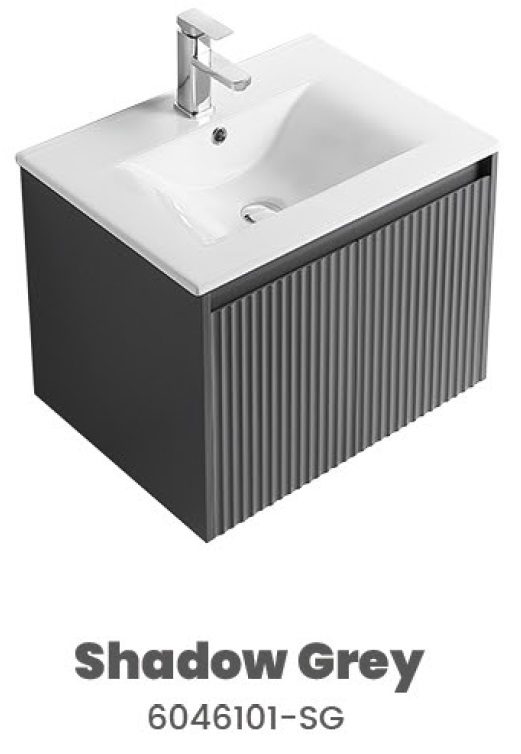 CUBI 600mm PVC Vanity Cabinet COVE 6046101 view 5