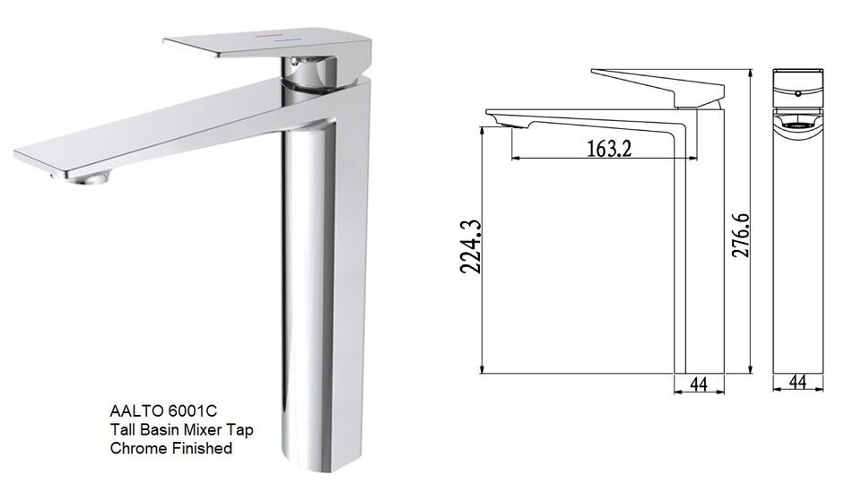 460MM Counter Top Ceramic Basin C-6021 view 7
