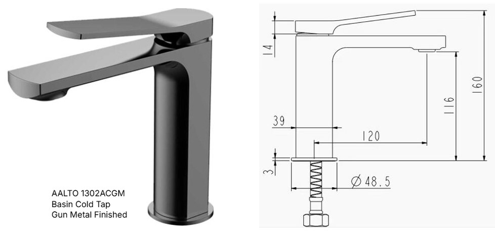 600mm PVC Vanity Cabinet EBC-6047 view 4