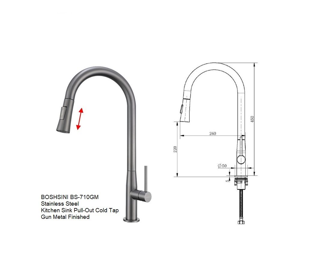 Korean Style LNX-700 Under Mount Linen Kitchen Sink view 6