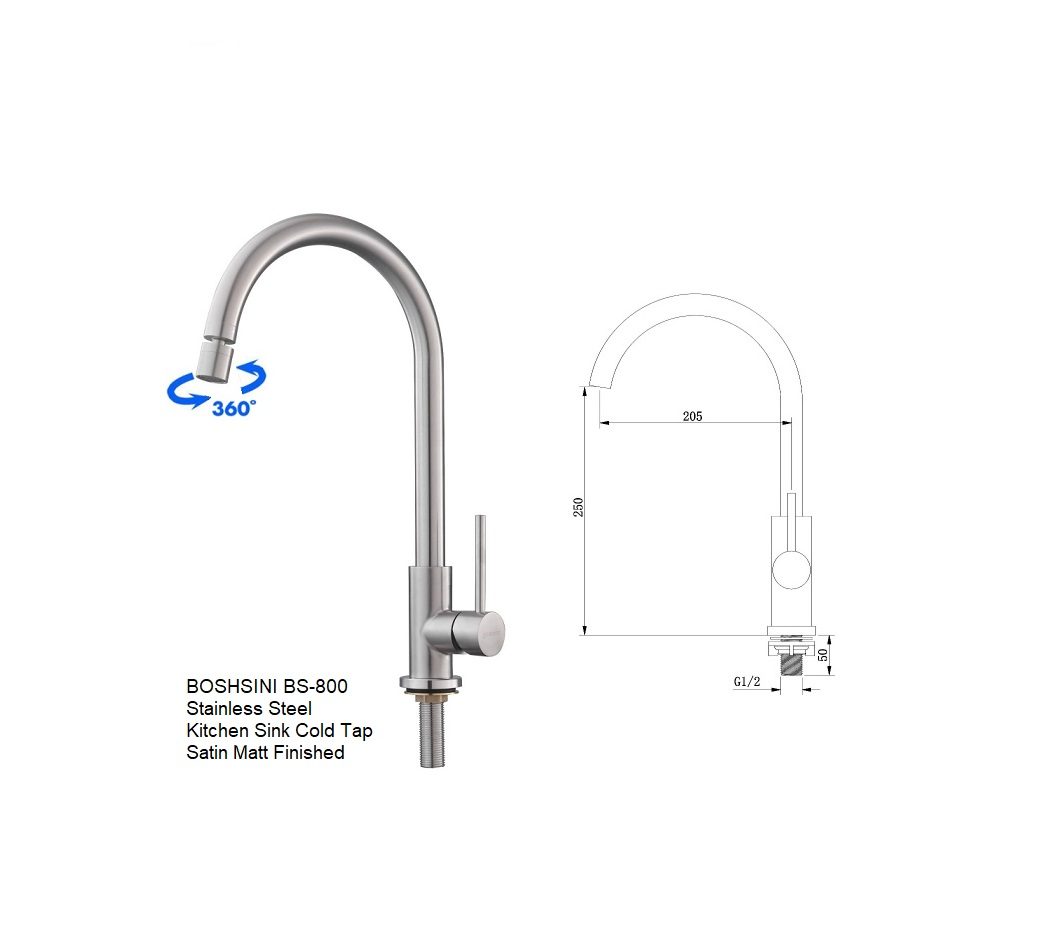 Korean Style LNX-700 Under Mount Linen Kitchen Sink view 7