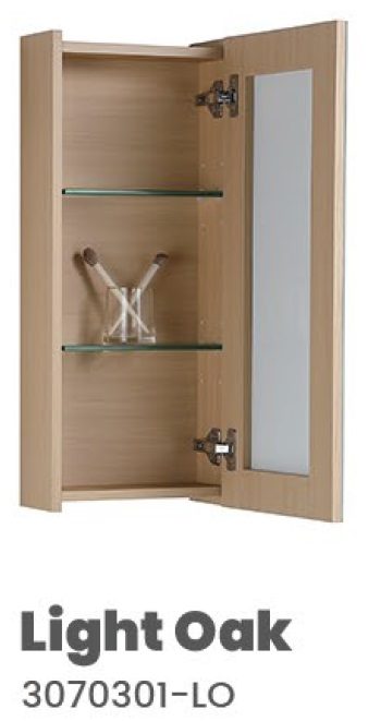 CUBI 300mm PVC Mirror Cabinet 3070301 view 8