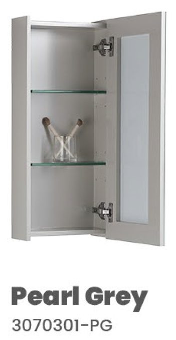 CUBI 300mm PVC Mirror Cabinet 3070301 view 4