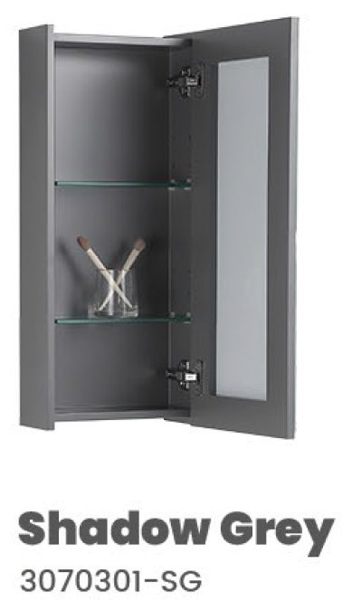CUBI 300mm PVC Mirror Cabinet 3070301 view 9