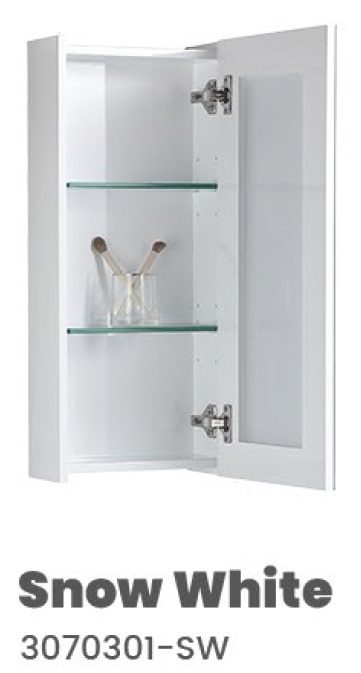 CUBI 300mm PVC Mirror Cabinet 3070301 view 10