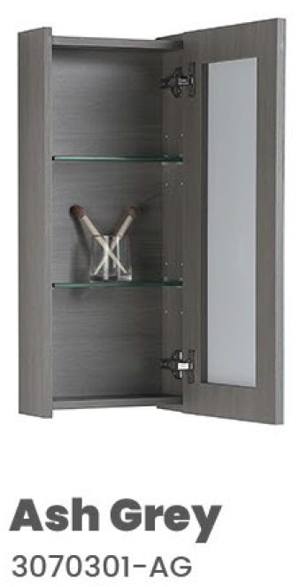 CUBI 300mm PVC Mirror Cabinet 3070301 view 5