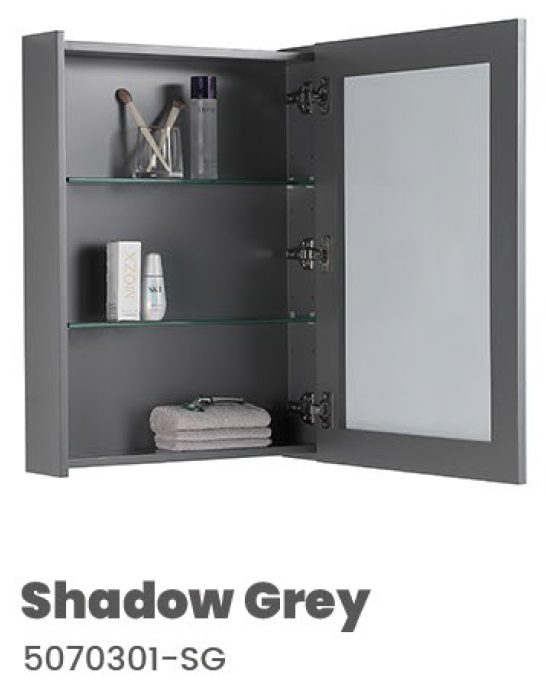 CUBI 500mm PVC Mirror Cabinet 5070301 view 9