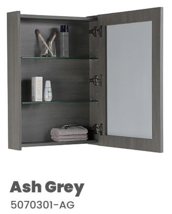 CUBI 500mm PVC Mirror Cabinet 5070301 view 7