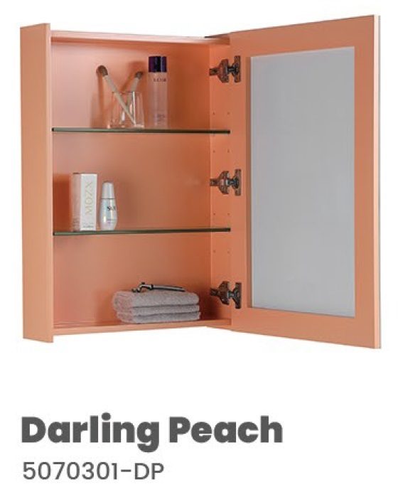 CUBI 500mm PVC Mirror Cabinet 5070301