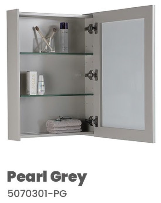 CUBI 500mm PVC Mirror Cabinet 5070301 view 3