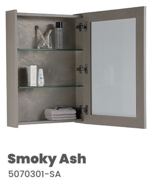 CUBI 500mm PVC Mirror Cabinet 5070301 view 4