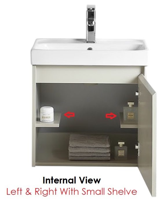 CUBI 500mm PVC Vanity Cabinet REED 5040111 view 2