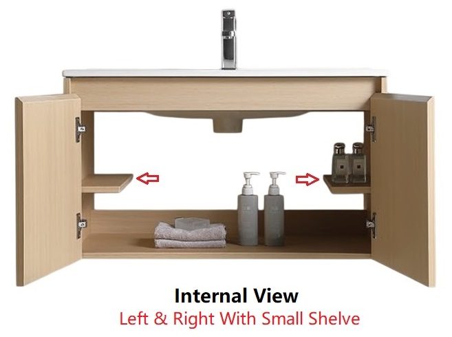 CUBI 800mm PVC Bathroom Vanity Cabinet GAIA 8046201 view 2