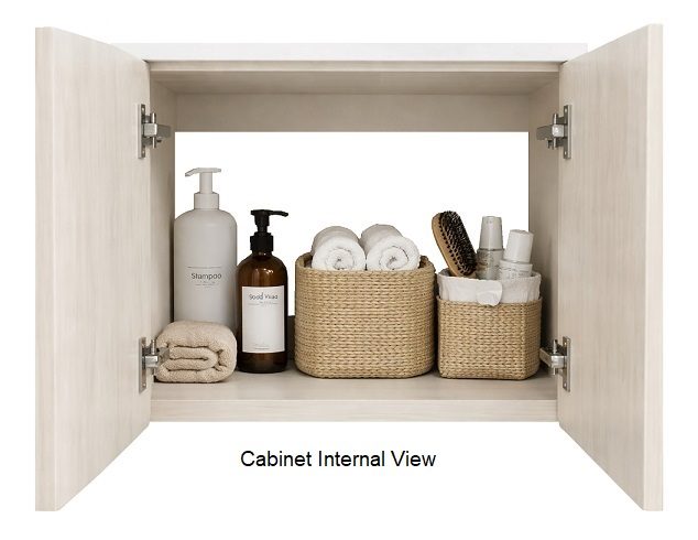 BATHAR 600mm PVC Vanity Cabinet PBC-6047
