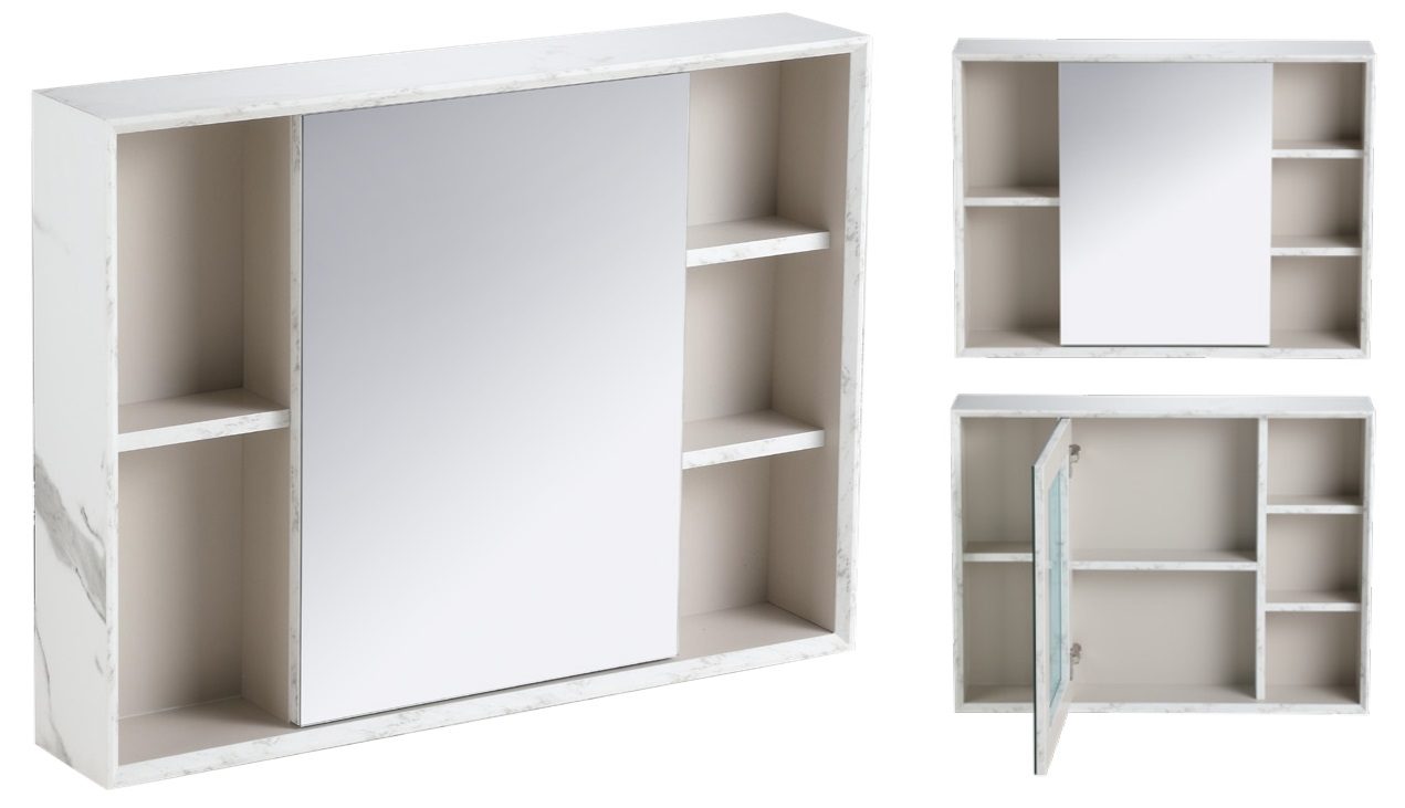 RUBINE PVC Mirror Cabinet RMC-ACO-8060D1S2