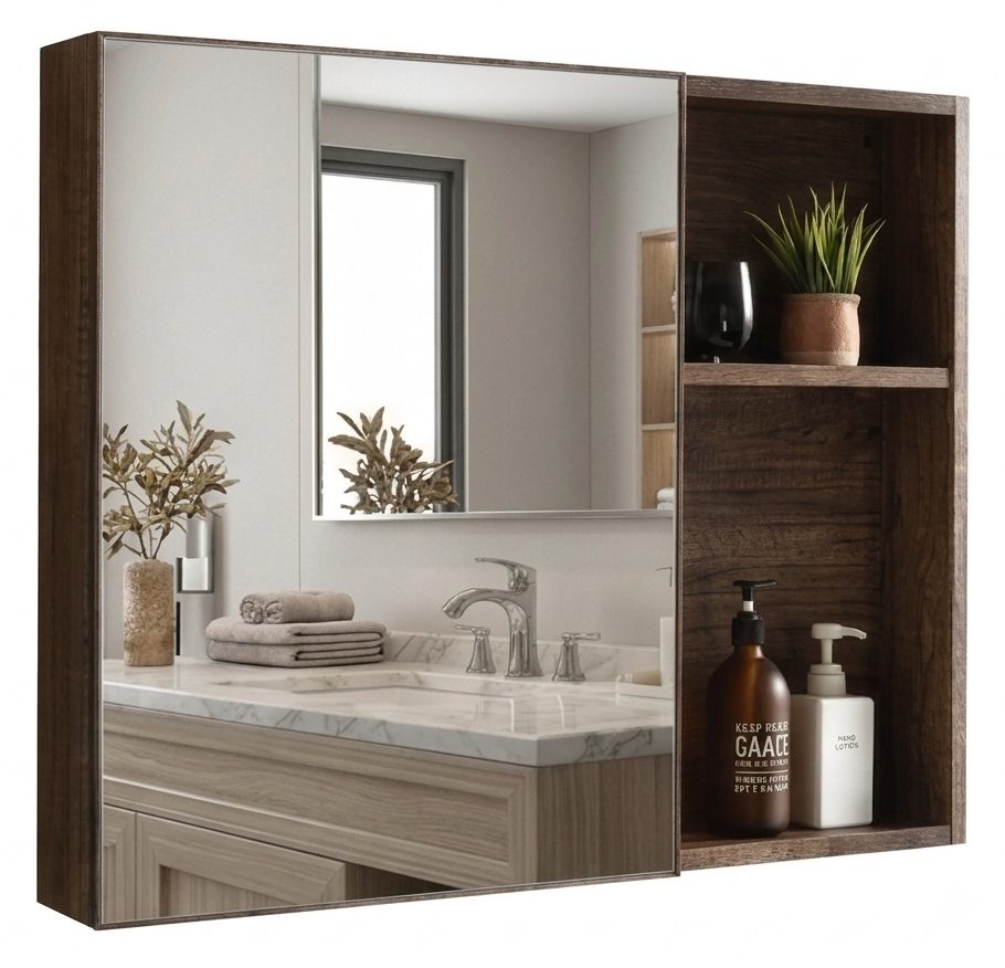 BARON Stainless Steel Mirror Cabinet MC-880