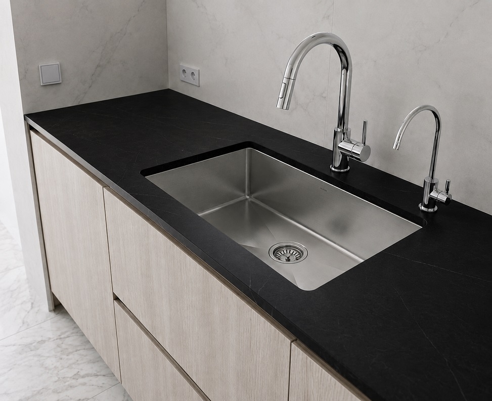 BATHAR 800mm Stainless Steel Kitchen Sink KS-8052SS