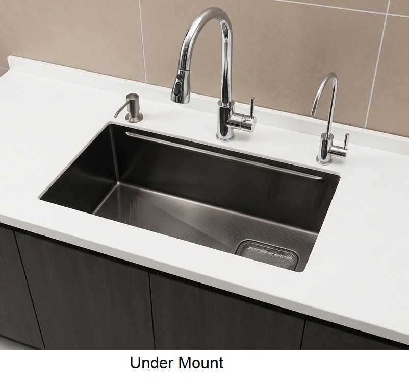 BATHAR Stainless Steel Workstation Kitchen Sink KS-6848NHC GM view 2