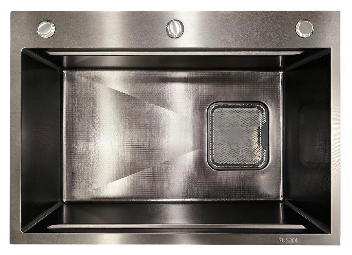 BATHAR Stainless Steel Workstation Kitchen Sink KS-6848NHC GM view 4