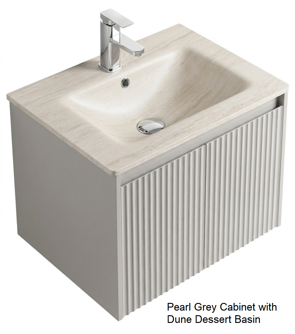 CUBI 600mm PVC Vanity Cabinet COVE 6046101