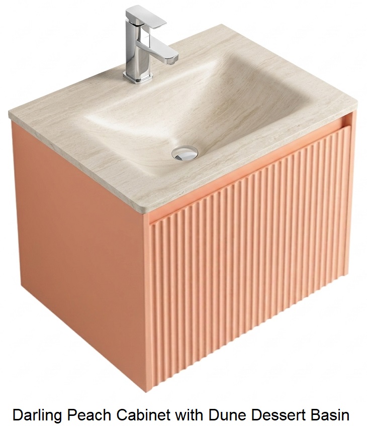 CUBI 600mm PVC Bathroom Drawer Cabinet COVE 6046102
