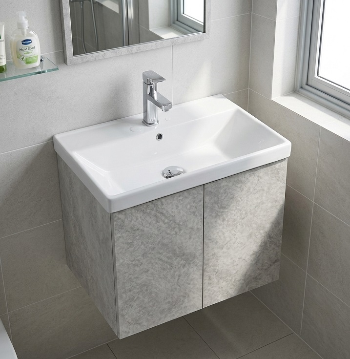 VARDE 600MM Stainless Steel Basin Cabinet 6304CG