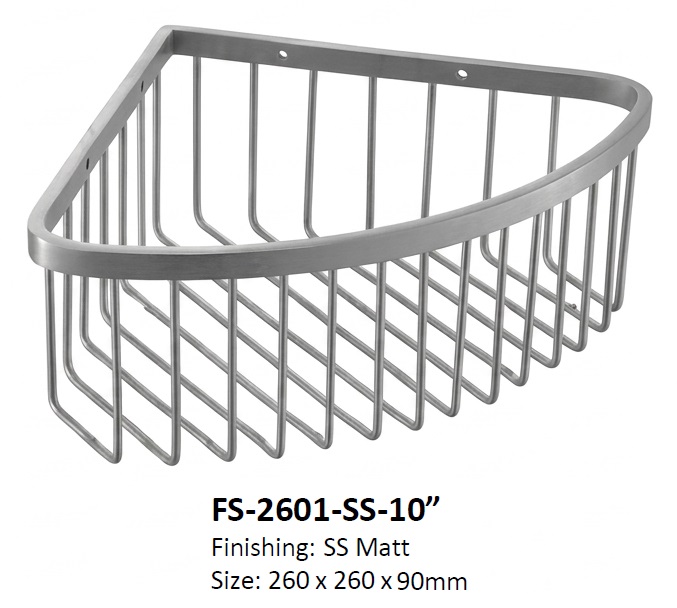 NOBEL Bathroom Corner Shampoo Basket 8 Inch & 10 Inch view 6