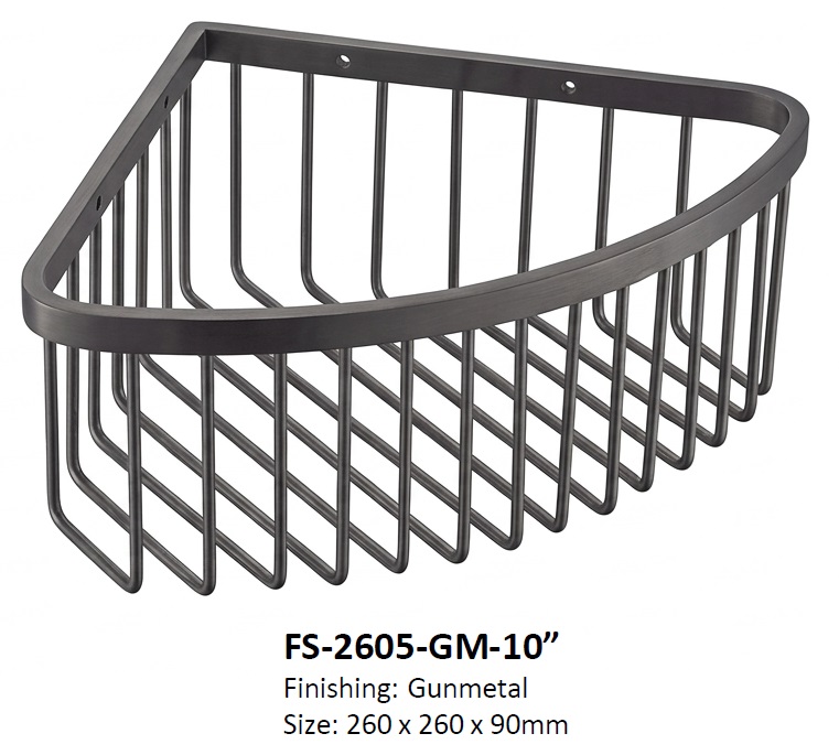 NOBEL Bathroom Corner Shampoo Basket 8 Inch & 10 Inch view 8