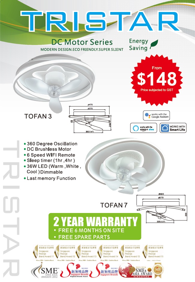 TRISTAR TOFAN - Oscillation Fan