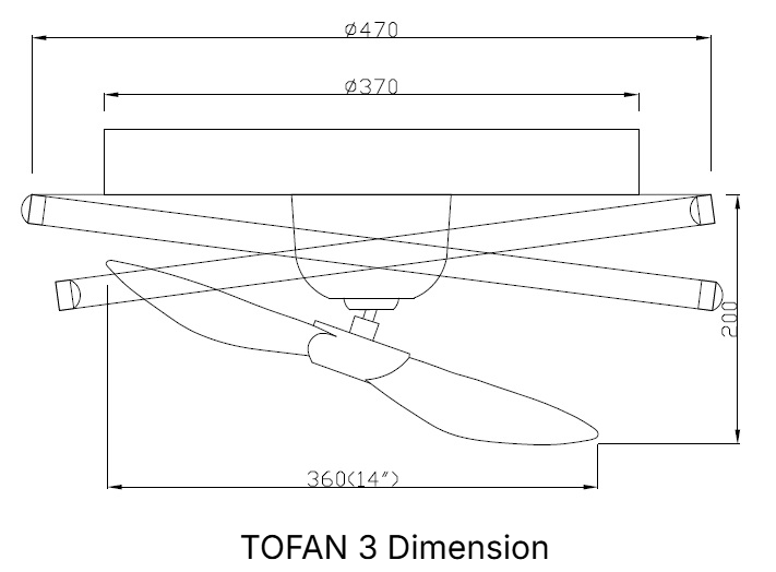 TRISTAR TOFAN - Oscillation Fan view 2