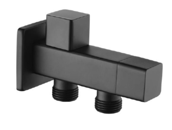 BOSHSINI 2 Ways Angle Valve BS-13BK-2 Matt Black