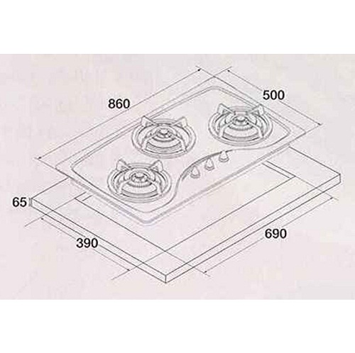 TECNO Cooker Hob SR 98SV view 4
