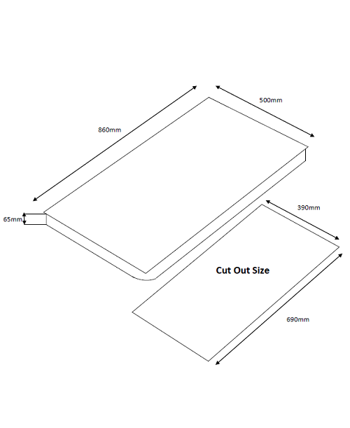 TECNO Cooker Hob T222TG SV view 4