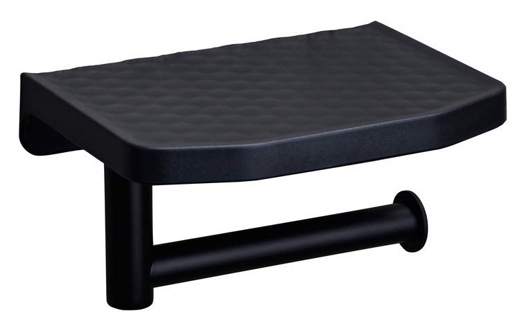 DUBELL ABS Paper Holder With Tray D-007 Black & White Color