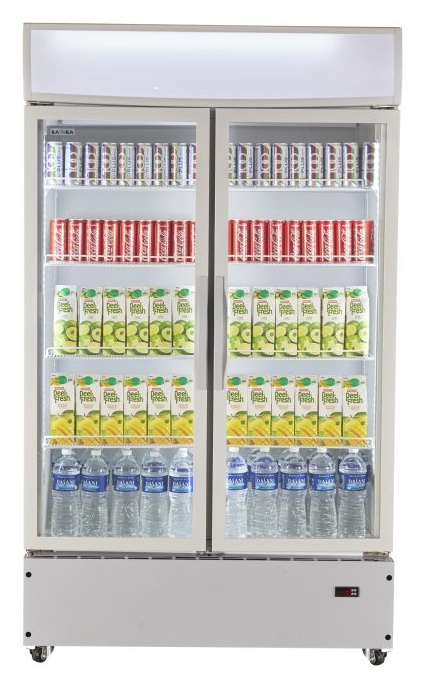 KADEKA Upright 2 Doors Bevearge Showcase Chiller KSC-1100W2