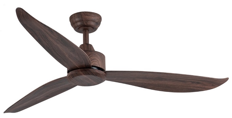 BESTAR DC Motor Ceiling Fan With LED Light - Razor 46 Inch Black & White Color view 2