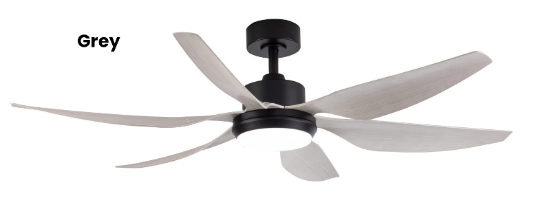 FANCO HELI 56 Inch DC Motor Ceiling Fan - Madeira Color view 3
