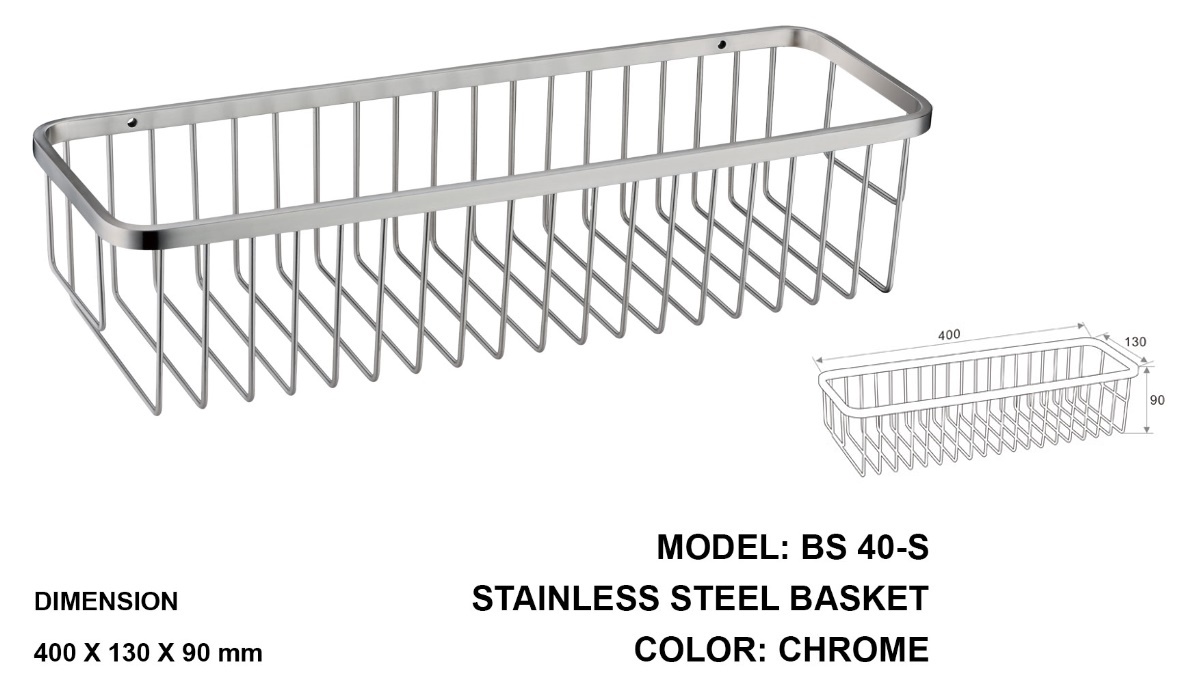BOSHSINI Stainless Steel Basket BS 40-S