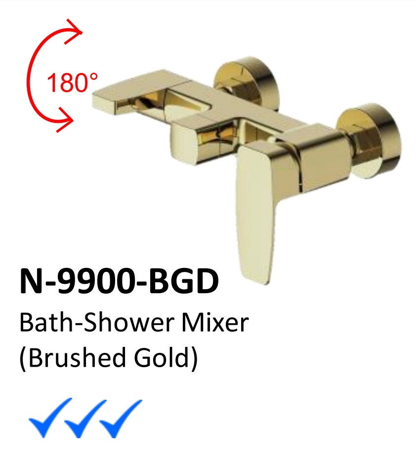 NOBEL Bathroom Shower Mixer N-9900-BGD
