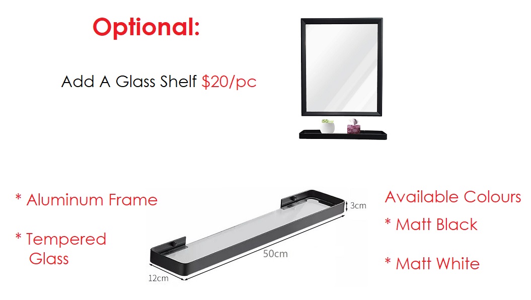 BATHAR Stainless Steel Frame Wall Mirror BWM-5060