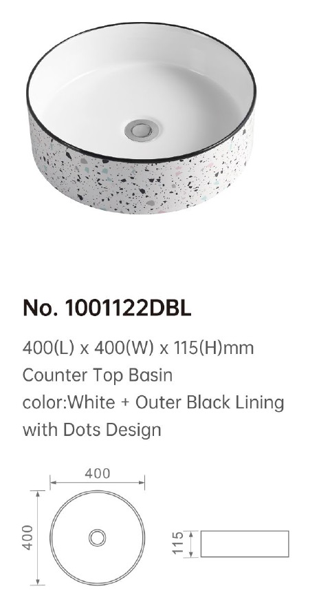 400mm Counter Top Basin - 1001122 DBL