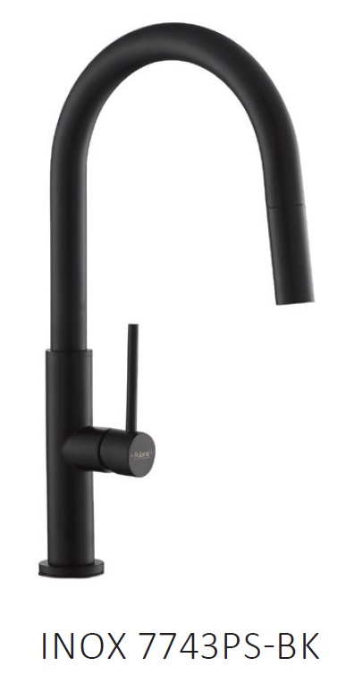 RUBINE Kitchen Sink Tap - INOX 7743PS-BK