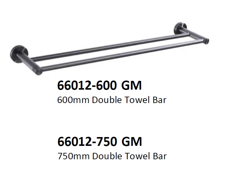 NOBEL Dual Towel Bar 66012-600 & 750-GM