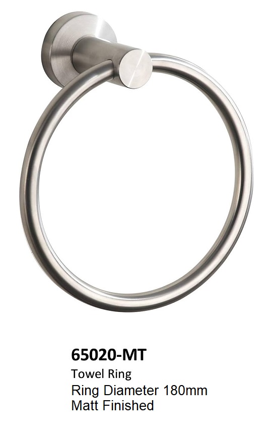NOBEL Bathroom Towel Ring 65020-MT