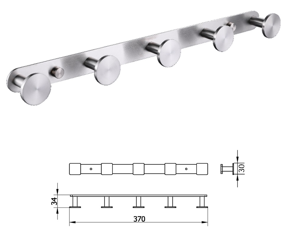 BOSHSINI Stainless Steel Hook BS-35 S