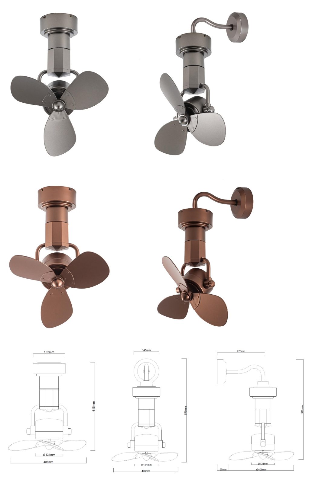 FANCO RENO Smart Corner Fan view 2