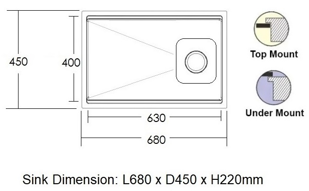 Stainless Steel Workstation Kitchen Sink KS-6845NHC SS view 10