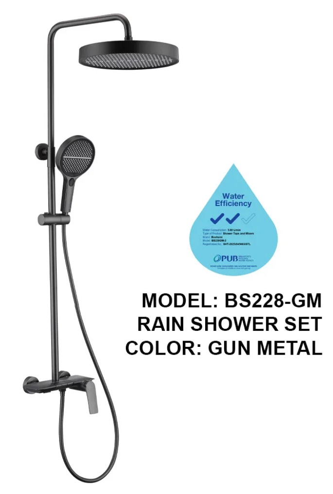 BOSHSINI Rain Shower Set BS-288-GM