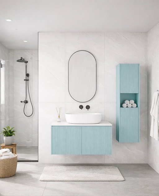 CUBI PVC Bathroom Side Storage Cabinet - GAIA 35120401